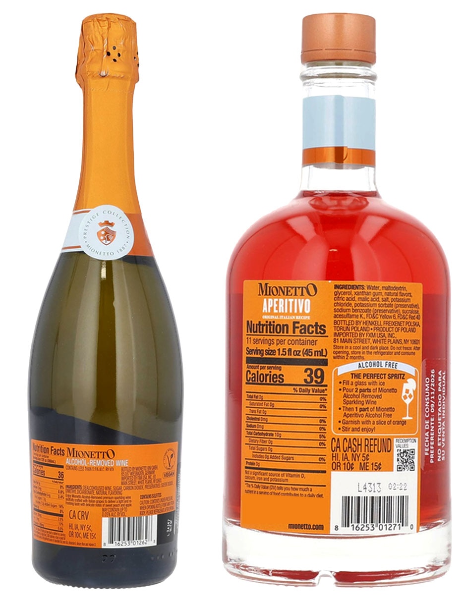 Vino espumoso blanco glera Mionetto Italia 3