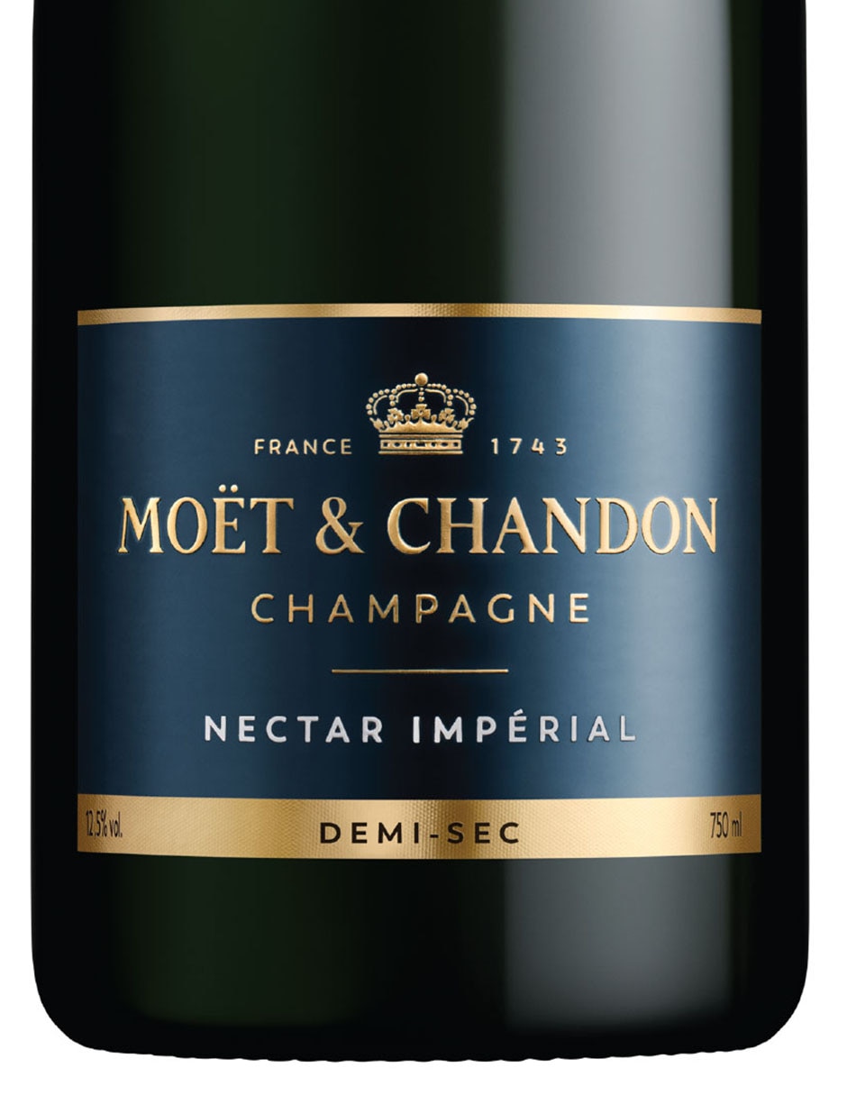 Champagne blanco Chardonnay Néctar Imperial Francia 750 ml 2