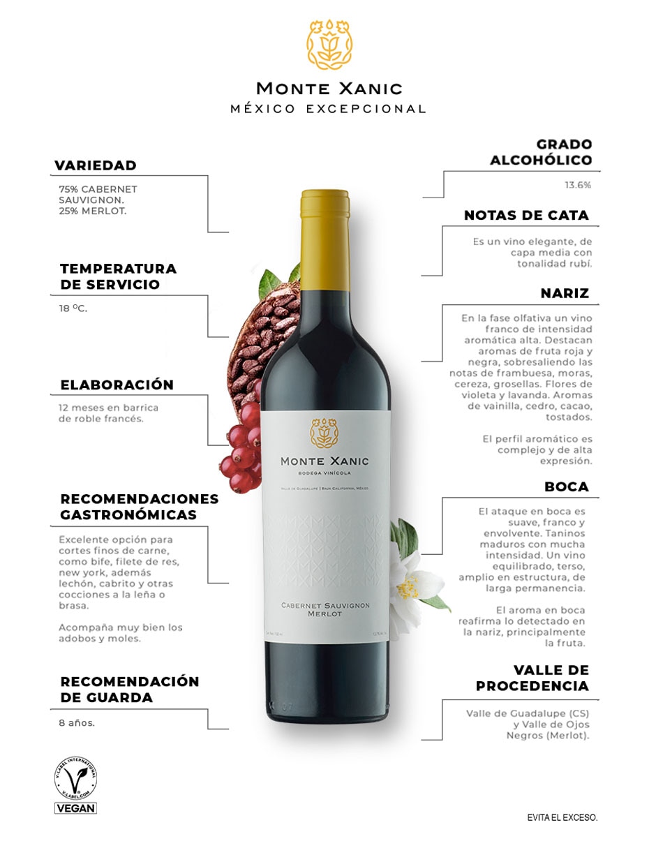 Vino tinto cabernet-merlot 750 ml 4