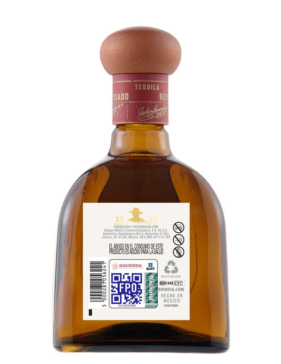 Tequila tipo Reposado 700 ml 2