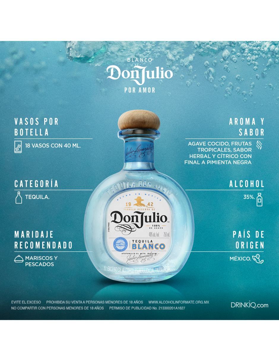 Tequila tipo Blanco 700 ml 8