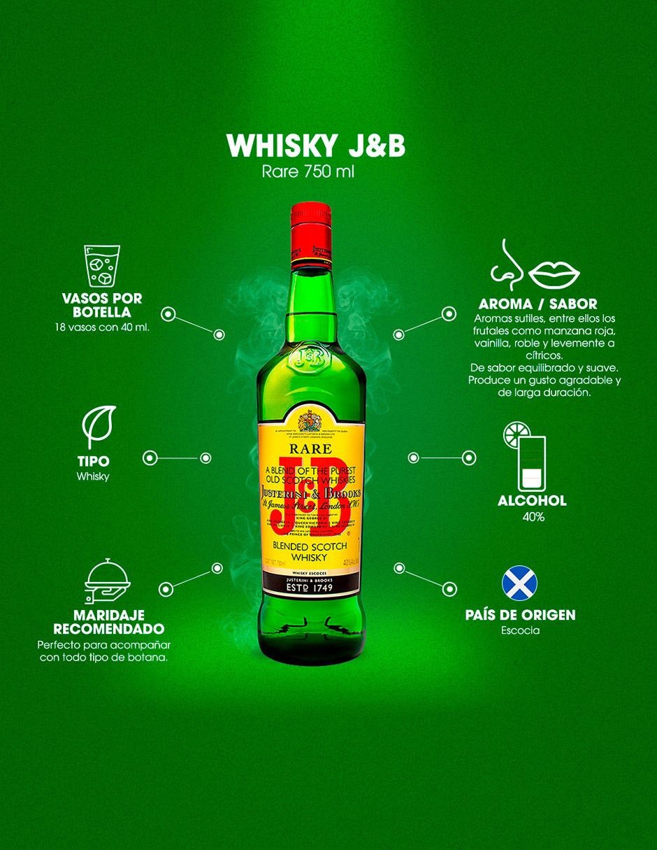 Whisky Scotch 750 ml 4