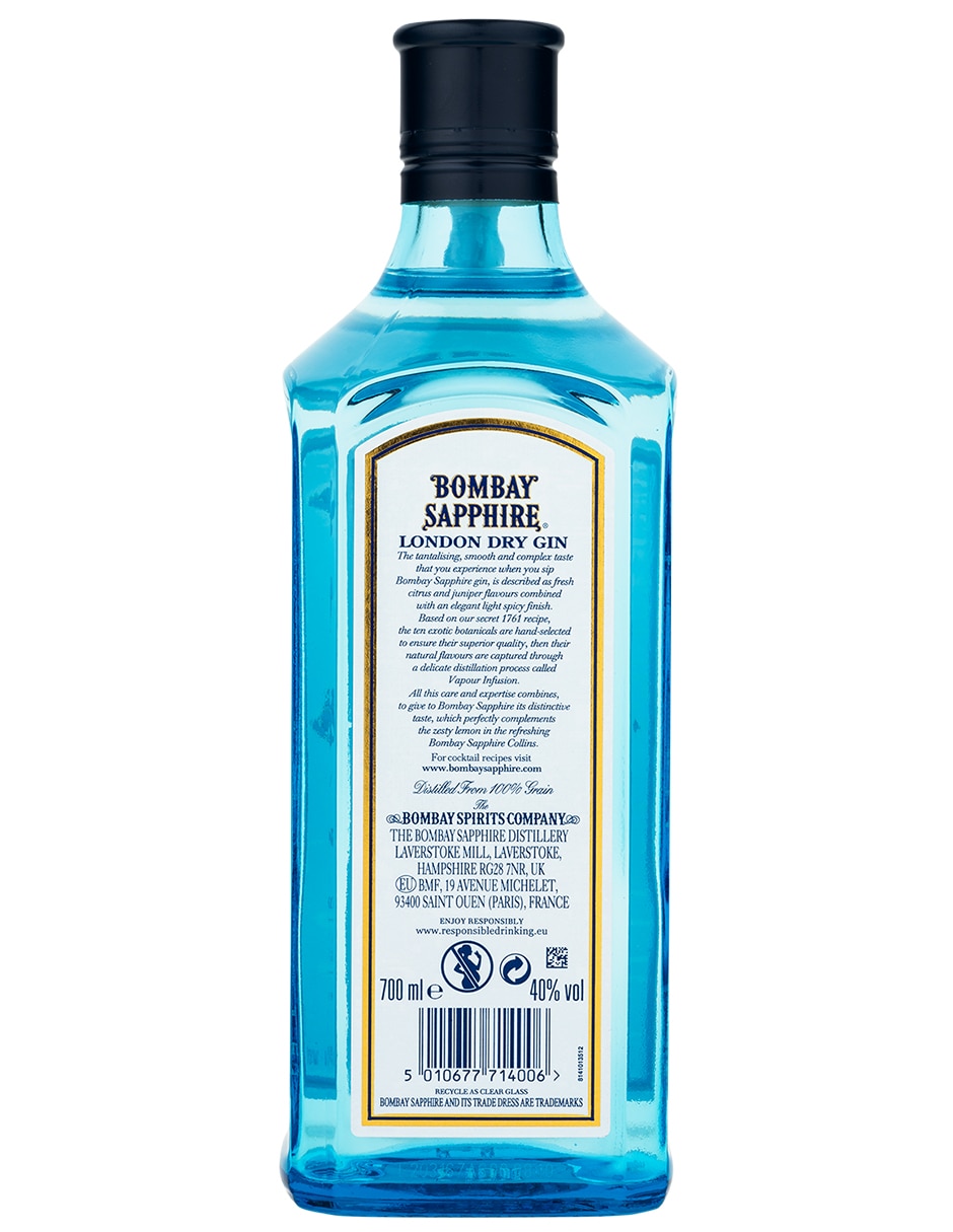 Ginebra Sapphire 700 ml 2