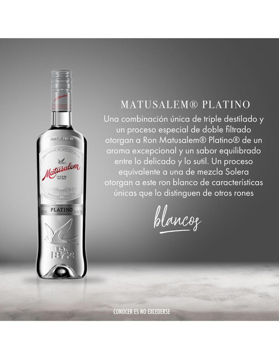 Ron Platino 750 ml 2