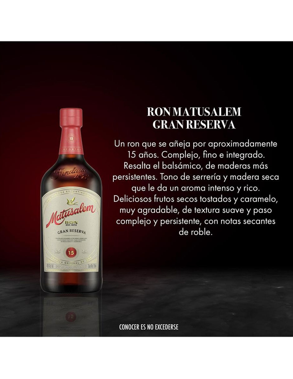 Ron Gran Reserva 750 ml 3