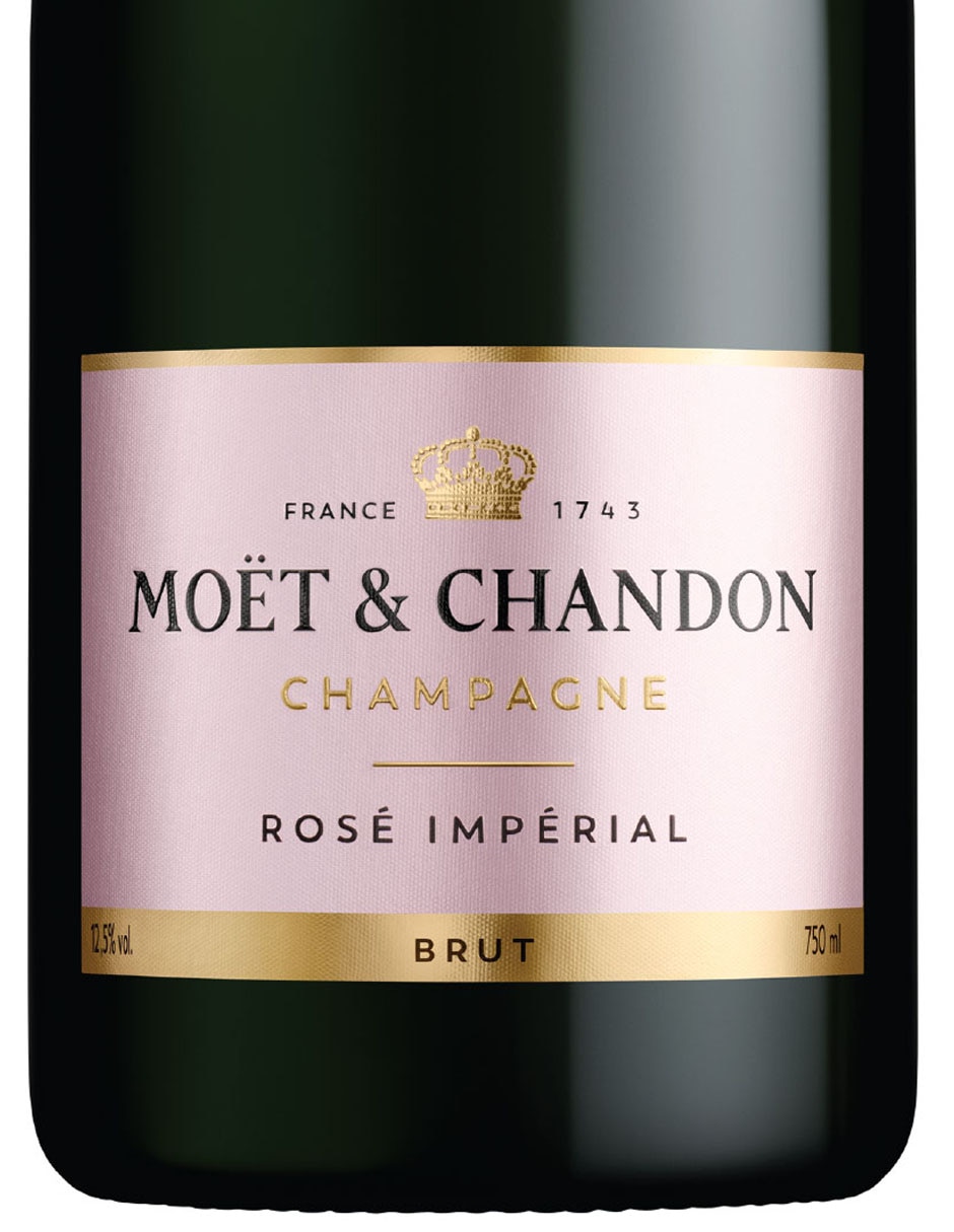 Champagne rosado Pinot Noir y Chardonnay Impérial Rosé Francia 750 ml 2