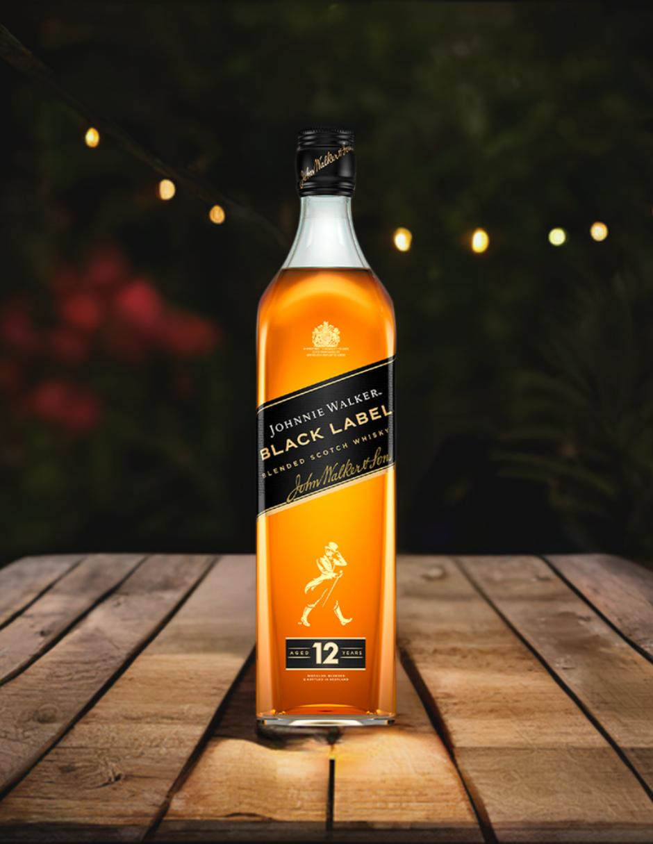Whisky Scotch Black Label Blended 2