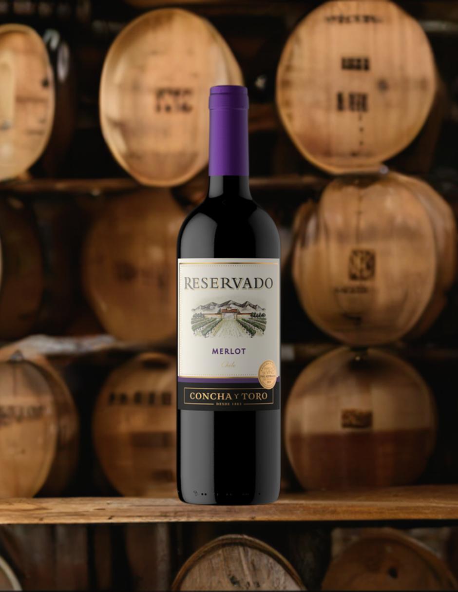 Vino tinto Reservado merlot 750 ml 4