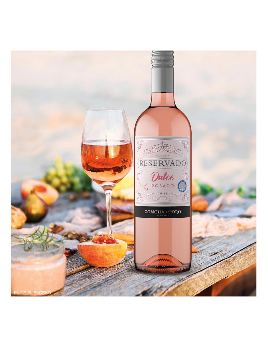 Vino Rosado varietal semidulce Reservado 750 ml 3