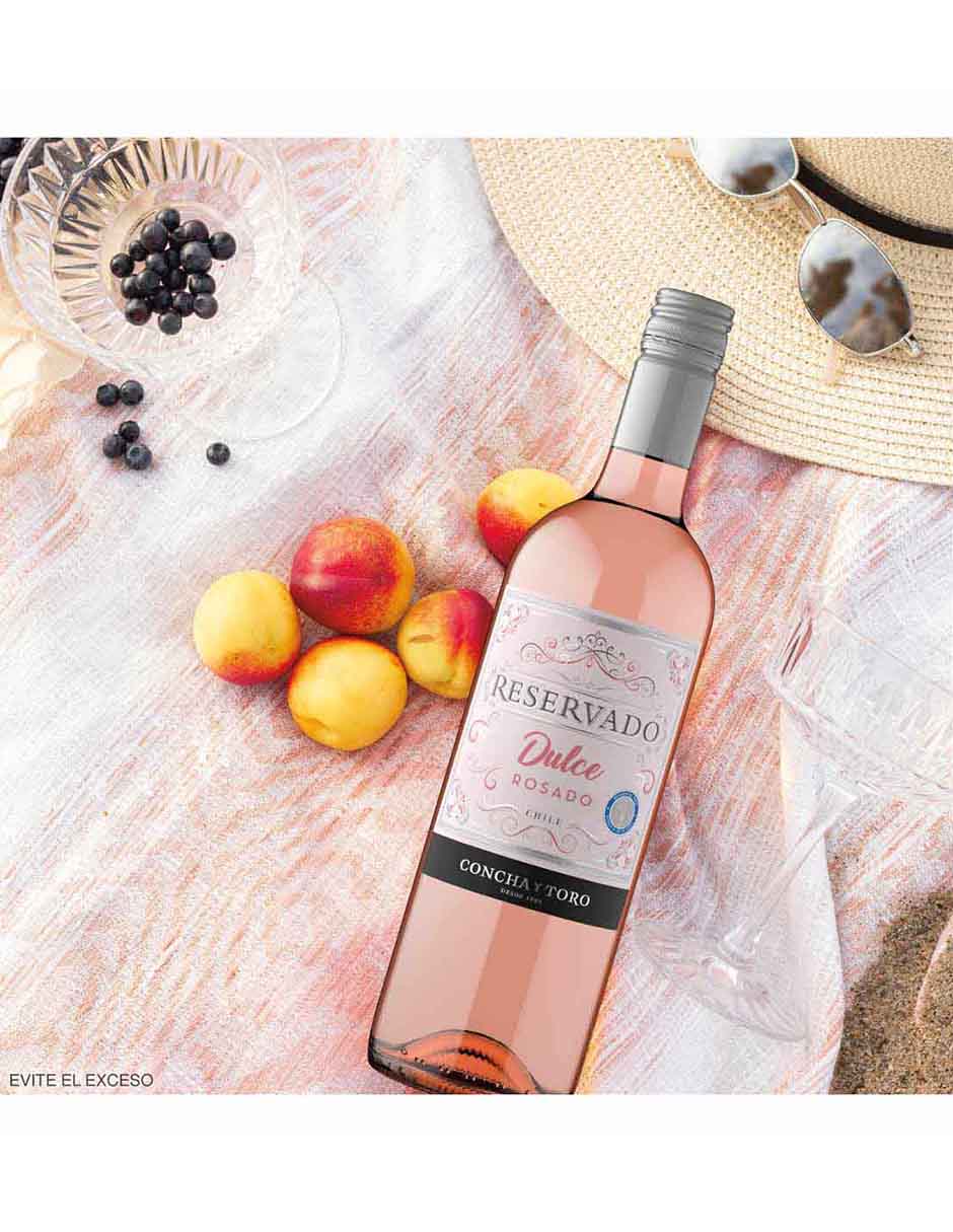 Vino Rosado varietal semidulce Reservado 750 ml 4