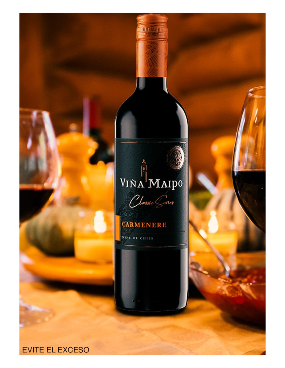 Vino tinto Classic Series carmenere 750 ml 3