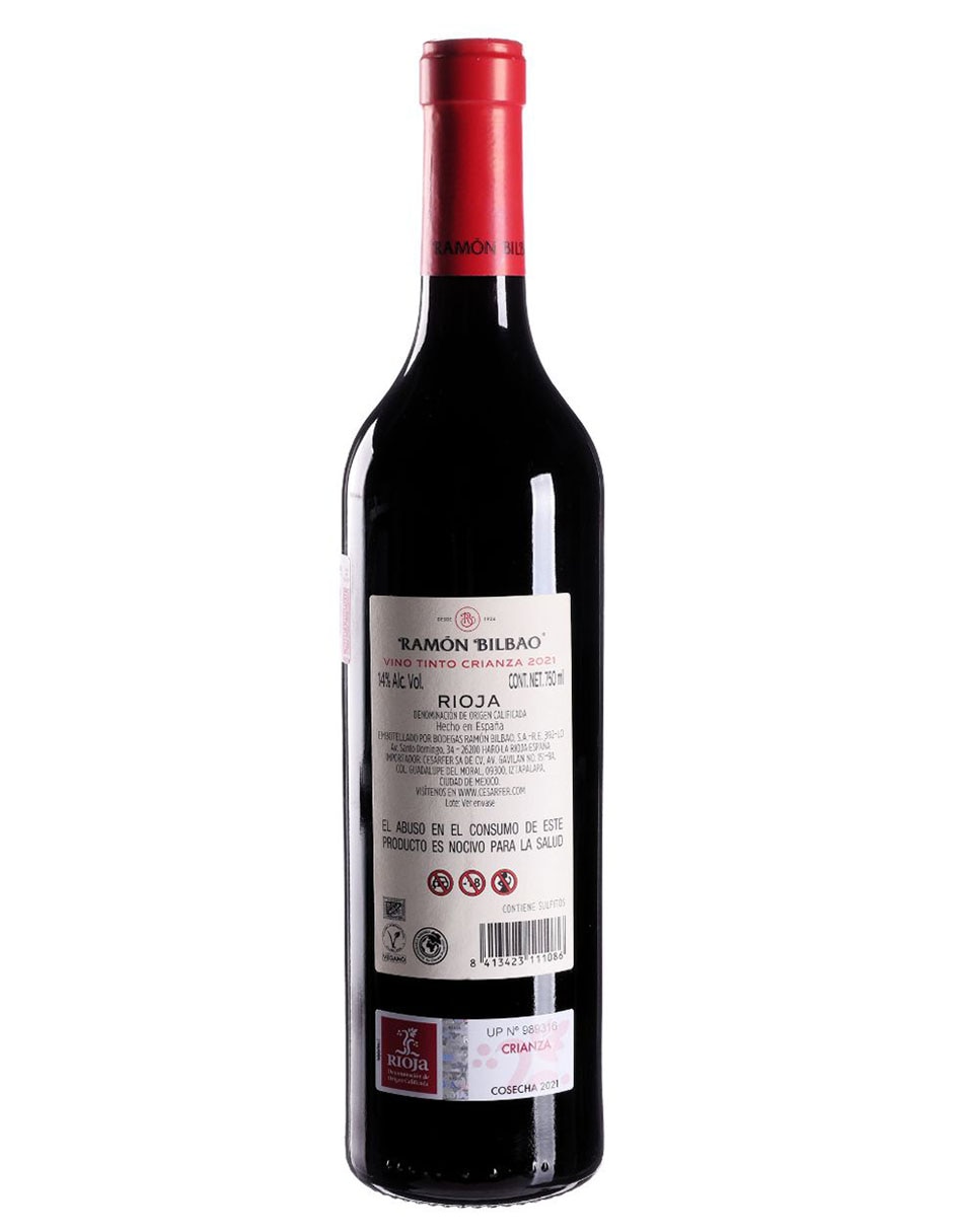 Vino tinto tempranillo 750 ml 3