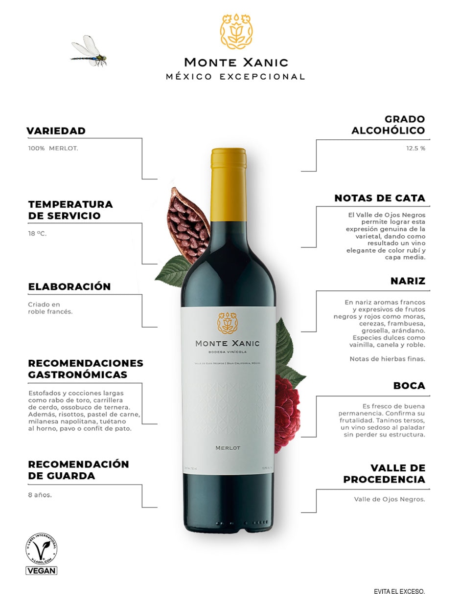 Vino tinto merlot 750 ml 4