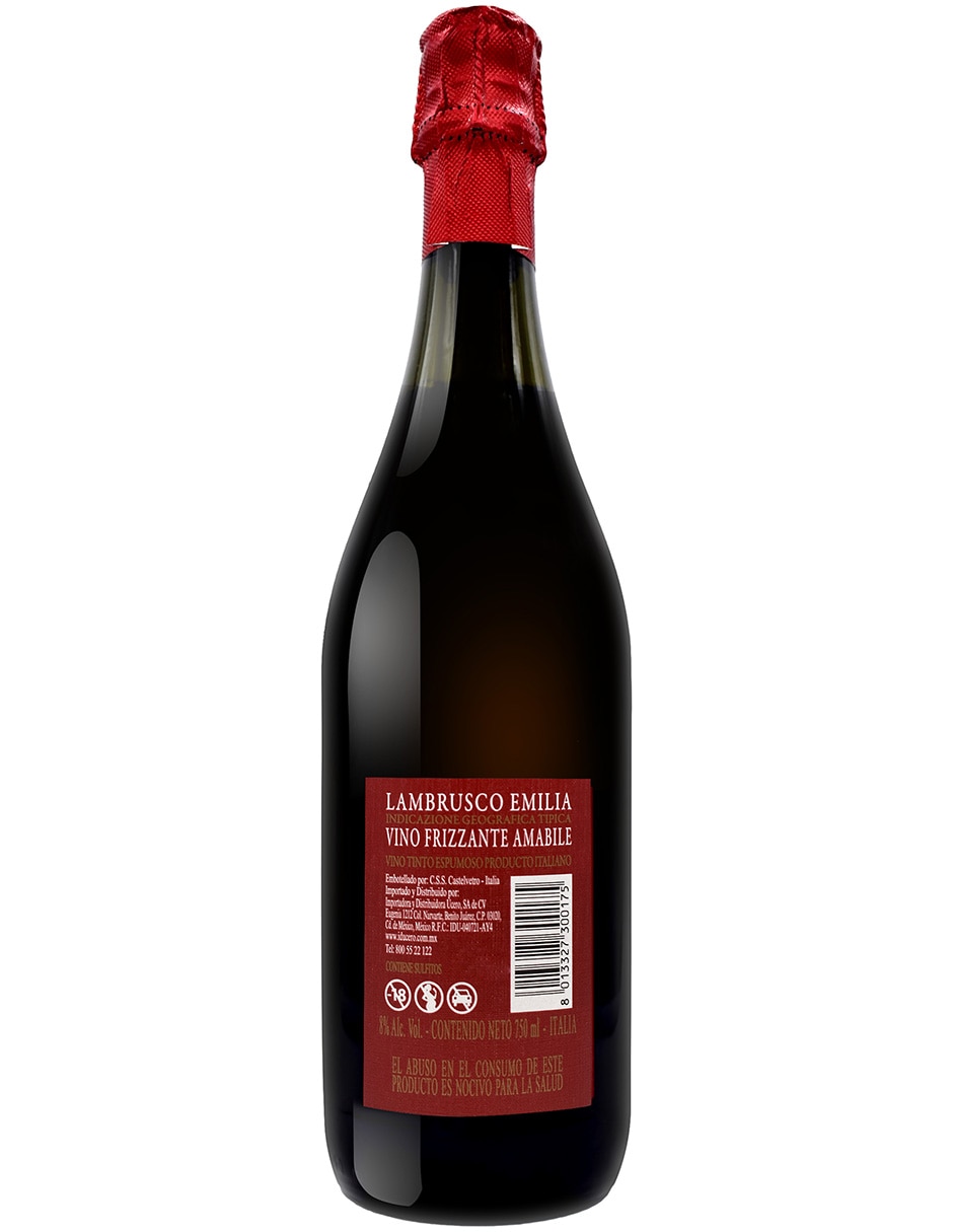Vino tinto Estefanya lambrusco 750 ml 3
