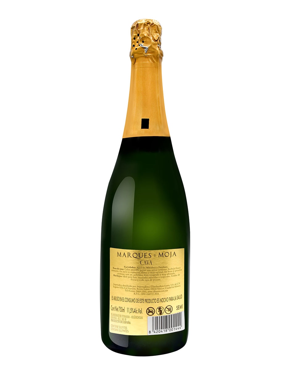 Vino espumoso blanco Xarel·lo España 750 ml 3